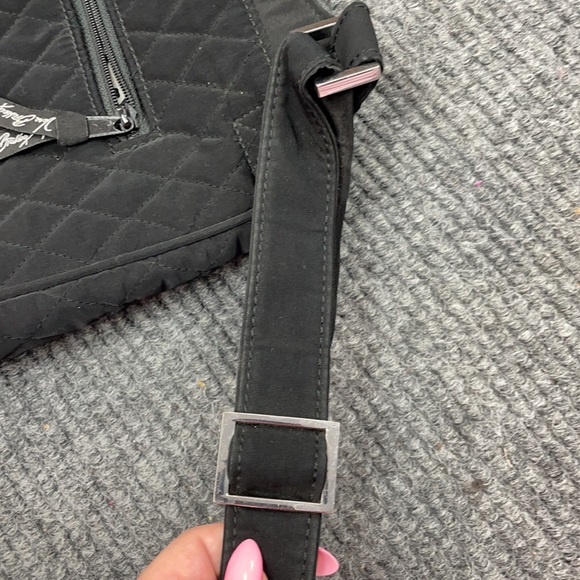 Black Vera Bradley tote bag (1424) - Picture 8 of 9